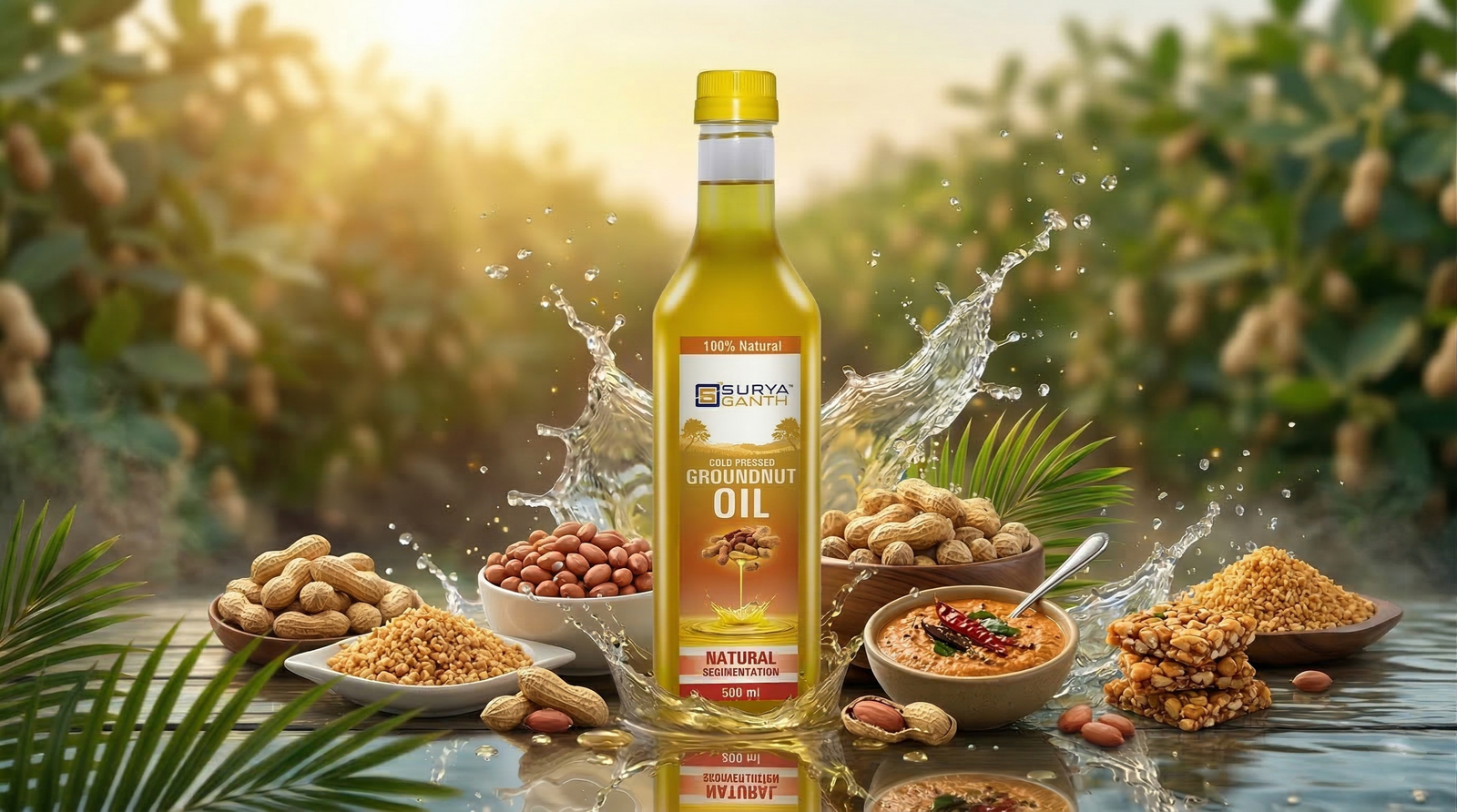Cold Pressed Groundnut Oil