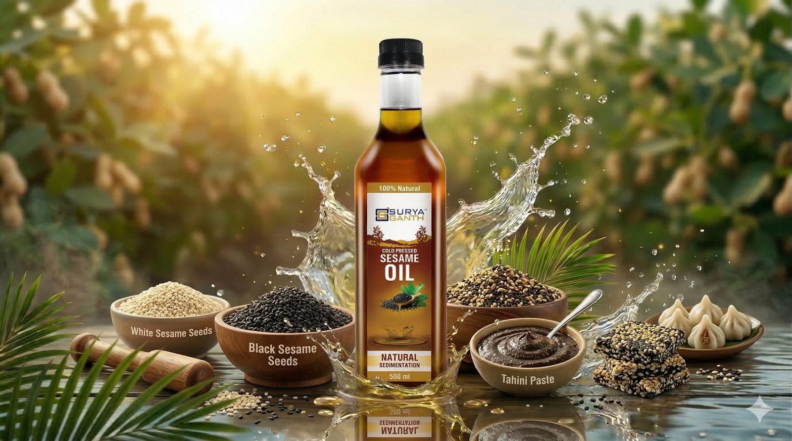 Cold Pressed Sesame Oil