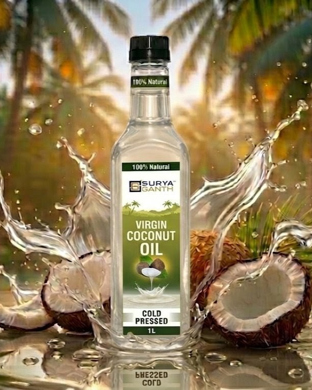 Virgin Coconut Oil - 1L PET (EXTRACTED FROM COCONUT MILK)